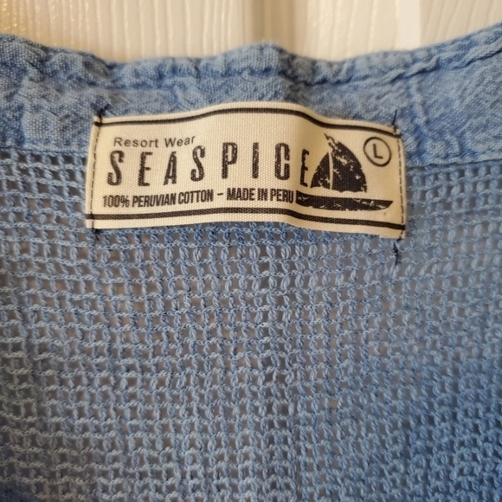 Seaspice Resort Wear Peruvian cotton tunic/cover up - Picture 4 of 10